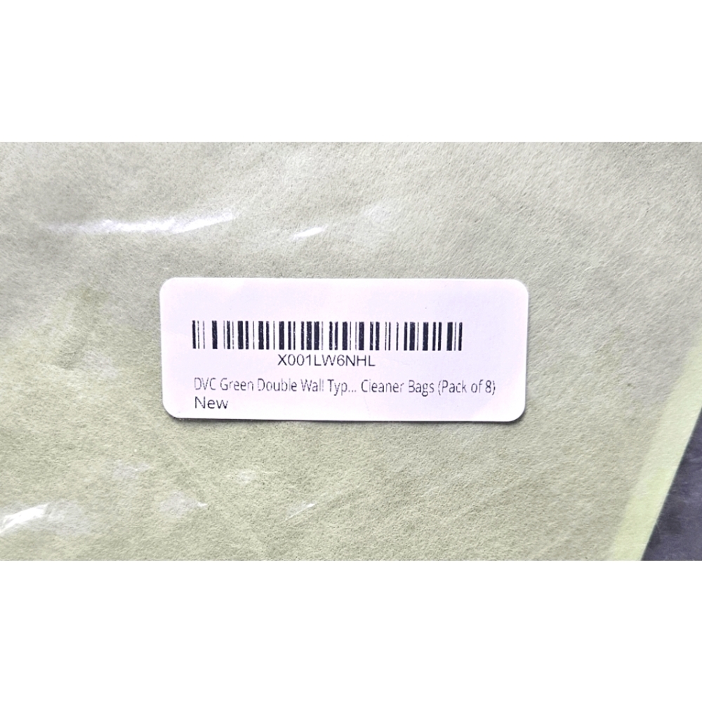 DVC Green Double Wall Type CC Compatible w/ Oreck XL Upright Vacuum Cleaner Bags - Picture 2 of 4